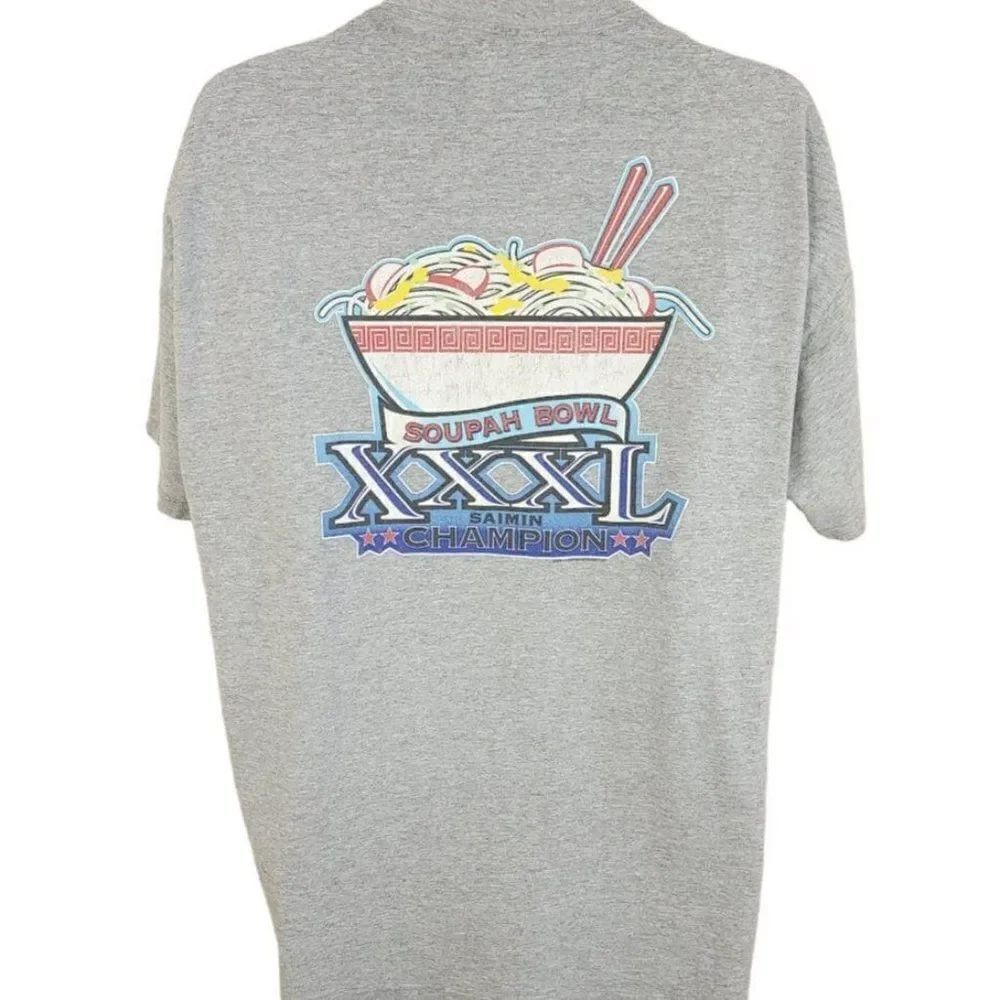 Local Kine Grindz T Shirt Vintage Y2K Soupah Bowl Champion Hawaiian Food Mens XL